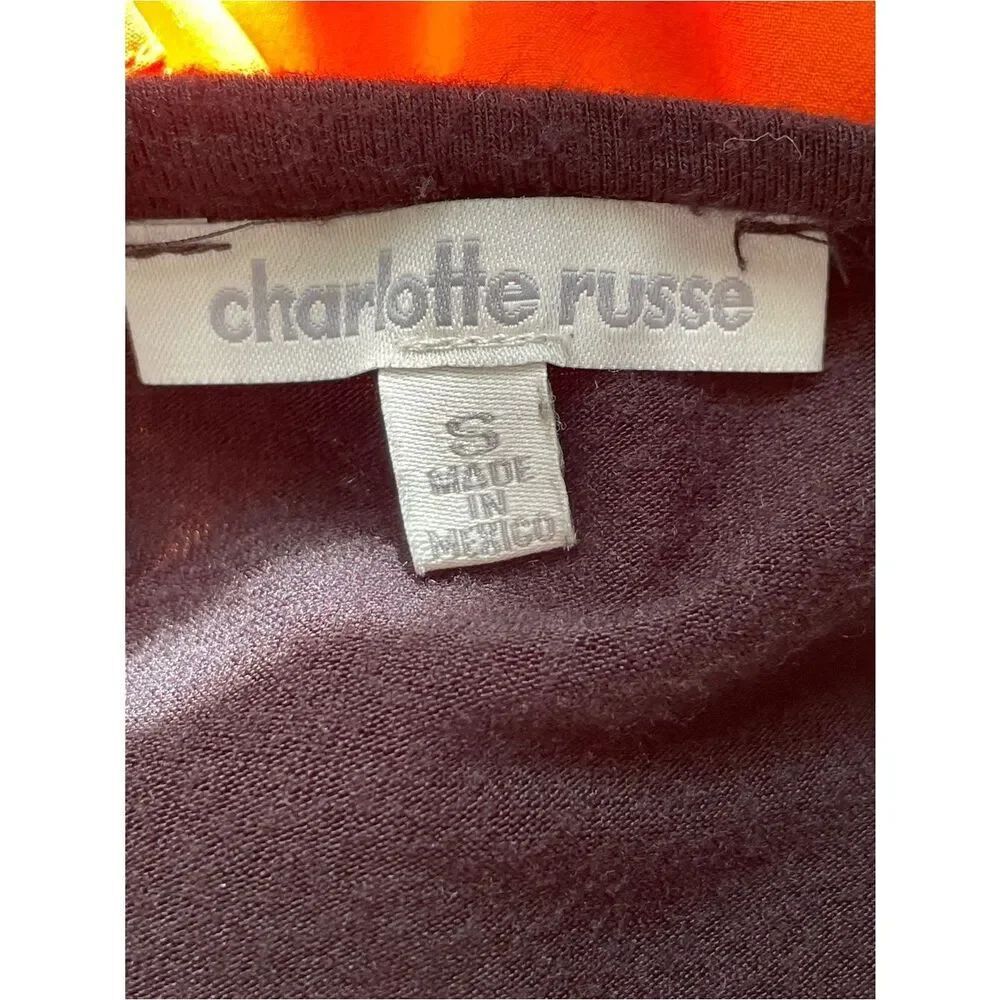 Charlotte Russe Black Lace-Up Rock n’ Roll Graphic Dress - Women (Size: Small) - Picture 6 of 9